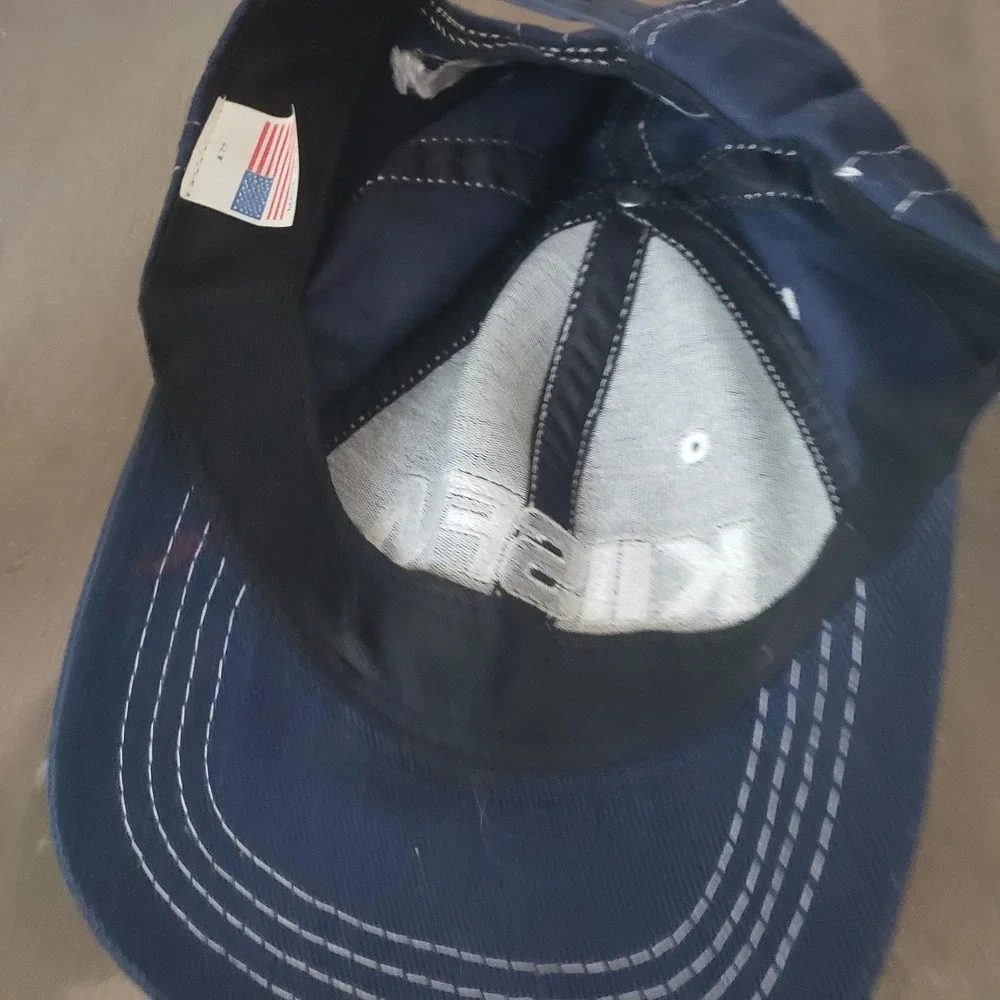 KIIS FM 102.7 Hat Cap Snap Back Navy Blue Radio Los‎ Angeles Mens Made USA